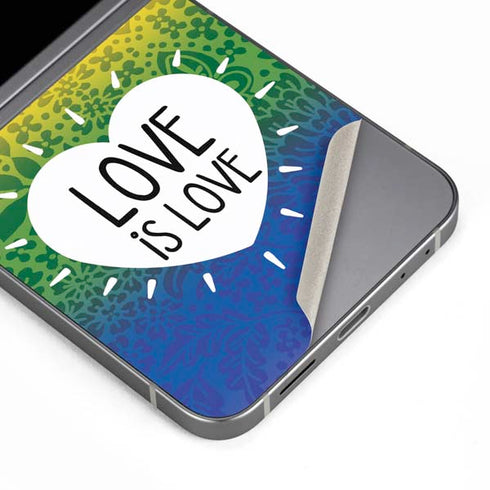 Love Is Love Rainbow Galaxy Z Flip6 Skin